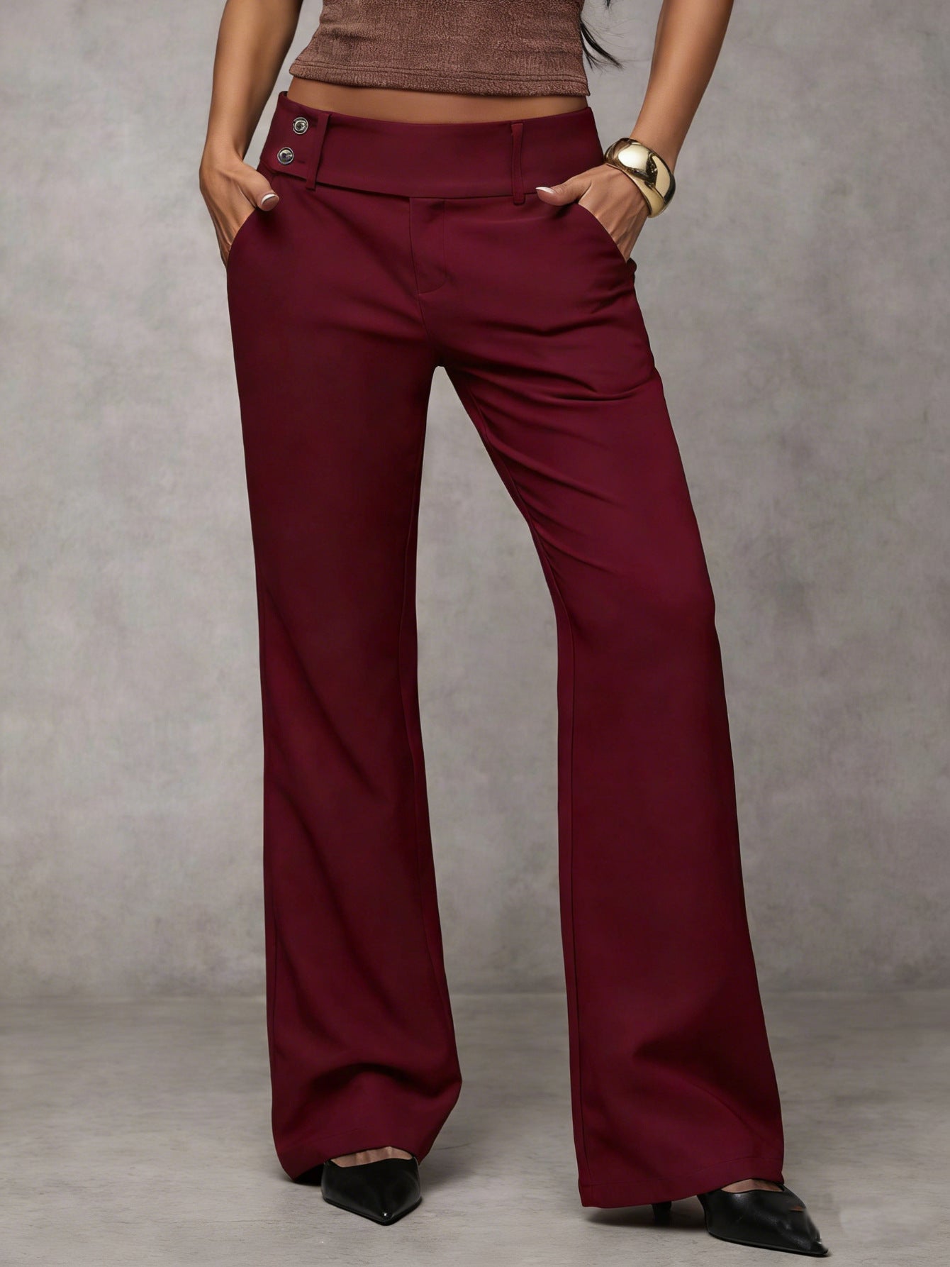 Draping Slimming And Height-enhancing Versatile Casual Workwear Suit Pants
