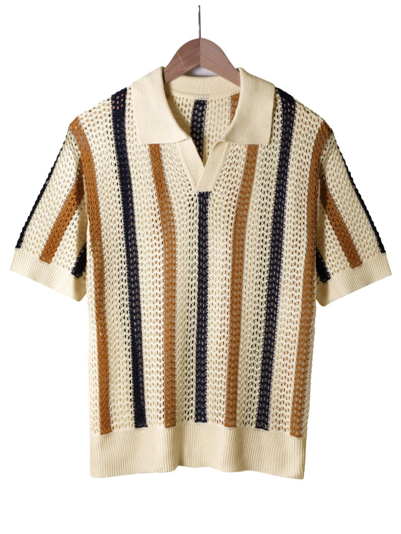 European And American Style Thick Needle Hollow Sweater