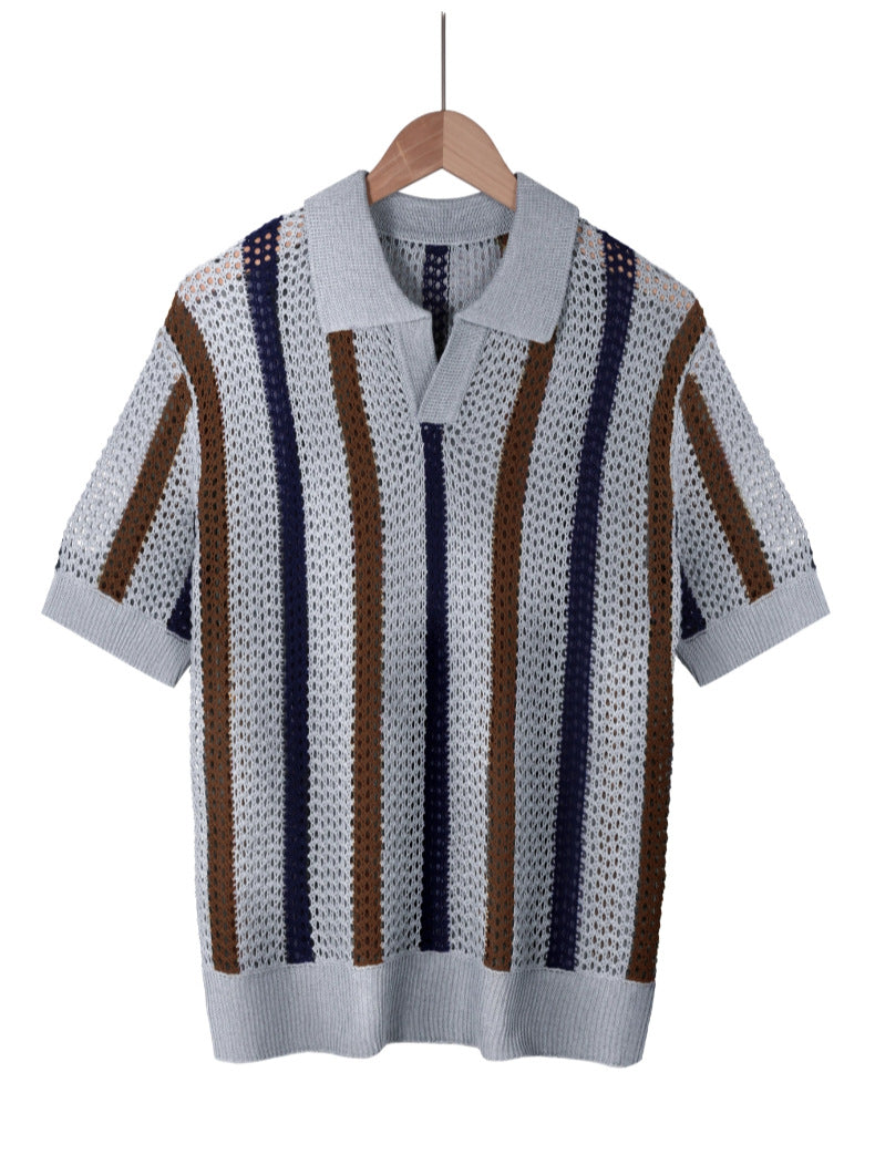 European And American Style Thick Needle Hollow Sweater