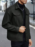 Lapel Woolen New Men's Casual Sports Jacket